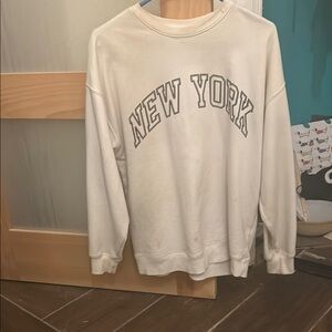 White New York Men's Sweater